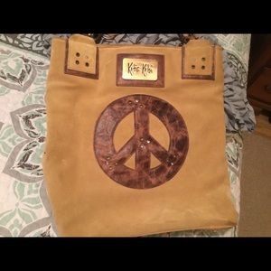 Katie Kalsi large suede tote